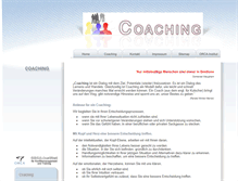 Tablet Screenshot of coaching.orca-institut.de